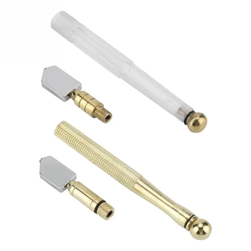 

Резак Supercutter металлическая ручка с прямой головкой резак для резки стекла плитки инструменты для зеркальной плитки Серебряное Стекло