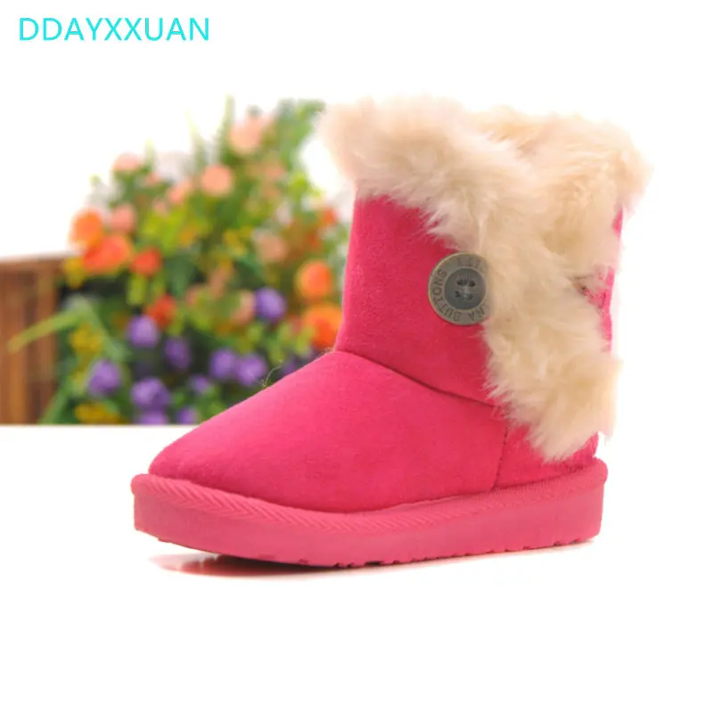 Детские ботинки новинка 2017 брендовые Нескользящие популярные резиновые для