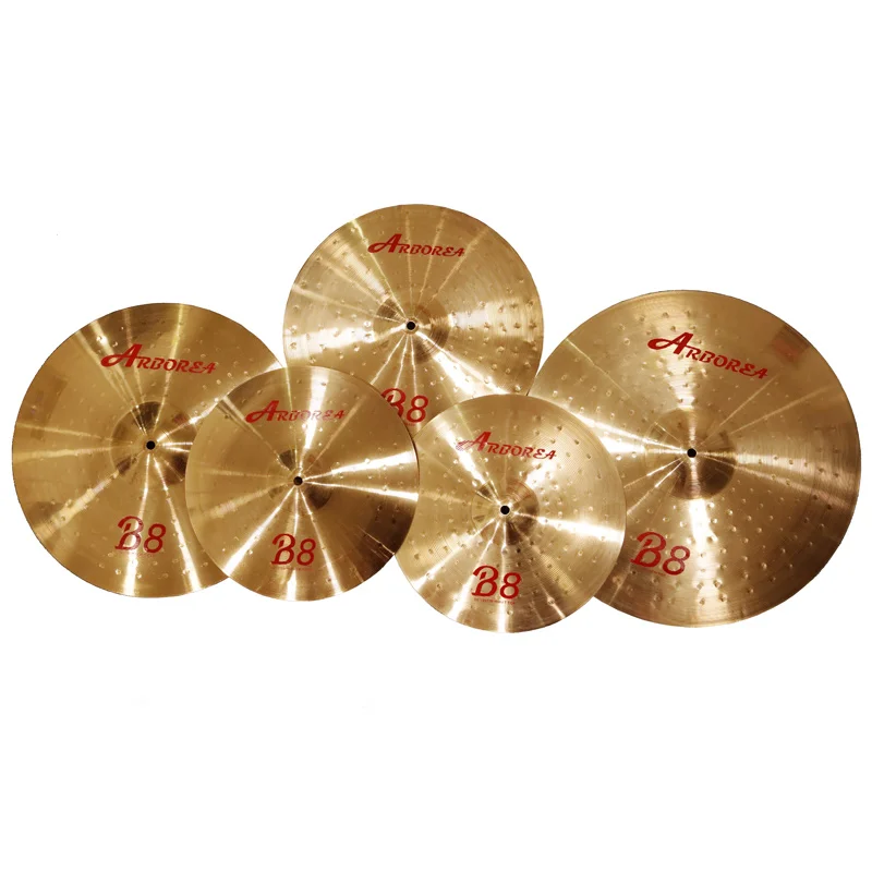 Arborea B8 серия 4 тарелки набор: 14 &quothihat + 16&quot crash 18 &quotcrash ride 20&quot cymbal bag|Гонг и цимбалы| |