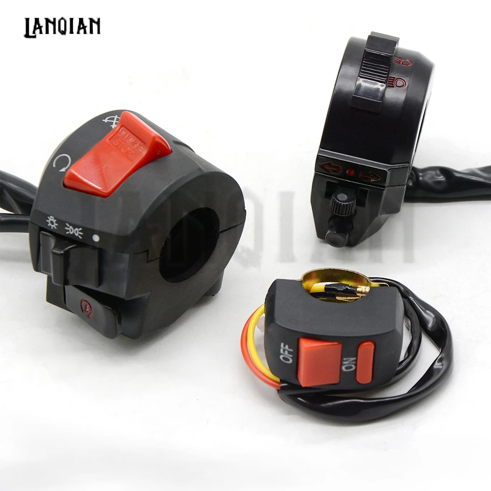 Универсальный руль мотоцикла с кнопкой ВКЛ./ВЫКЛ. противотуманный переключатель