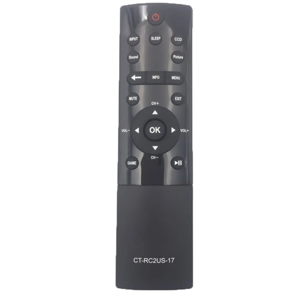 CT-RC2US-17 пульт дистанционного управления для TOSHIBA LED ChromecastTM встроенный телевизор