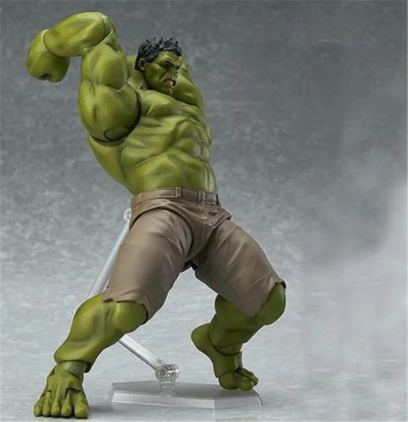 Marvel Мстители Figma Халк Аниме подвижная фигурка героя игрушка кукла модель 17 см |