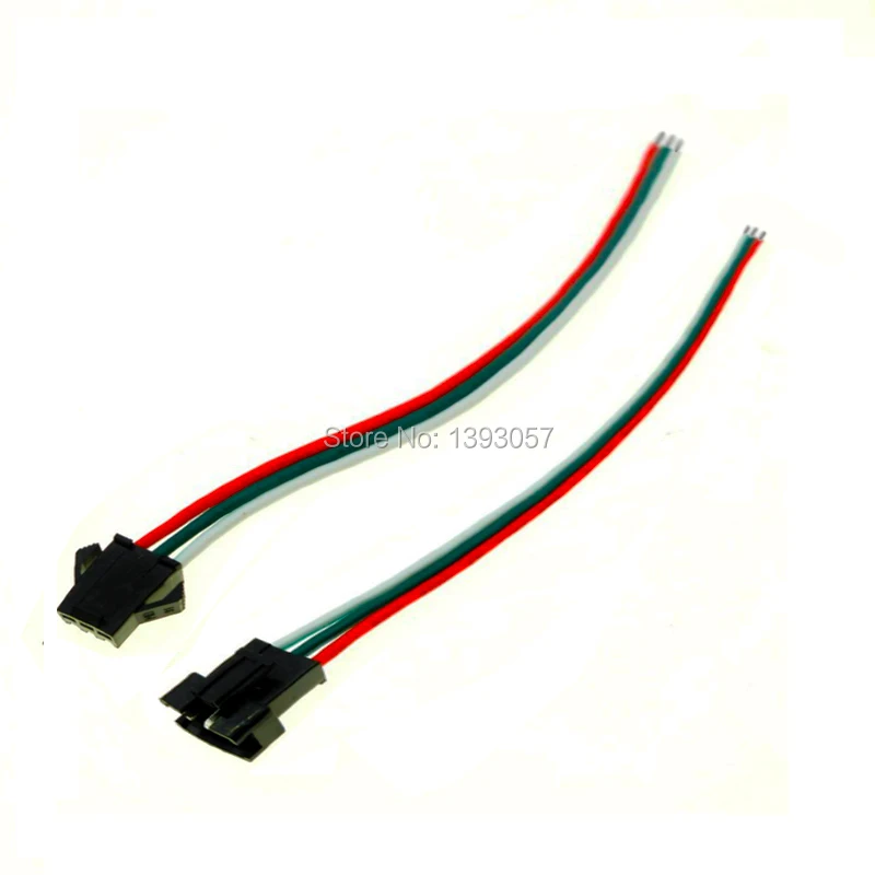 50 комплектов JST SM коннектор 2pin/3pin/4pin/5pin мужской и женский провод штепсельная вилка
