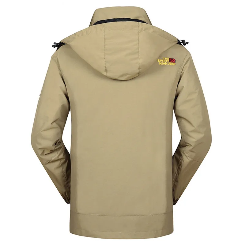 SRTM Men Jacket Winter Hoodie Warm Military Plus Size M-5XL Waterproof Windproof Outdoor Thick Fleece Parkas Loose Coat N99798