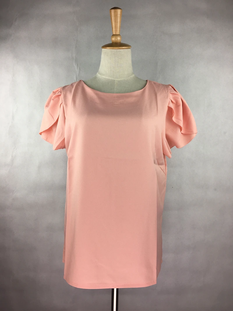 Блузка женская с рукавами-бабочками повседневная элегантная рубашка Большие