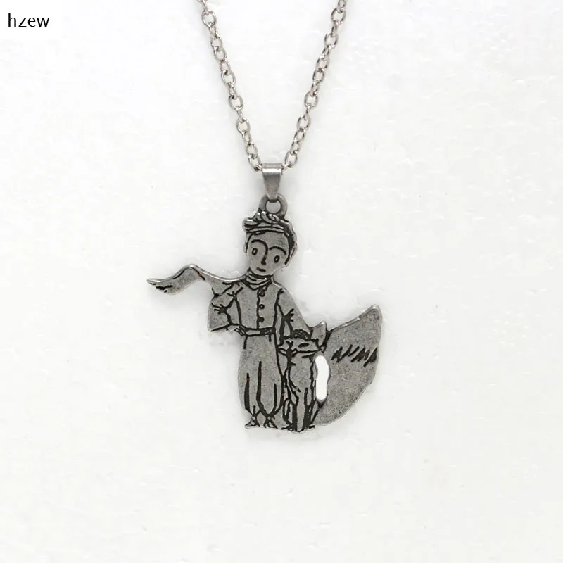 Hzew Новый Маленький принц и лиса цепочка для ключей старинное золото цвет: старое