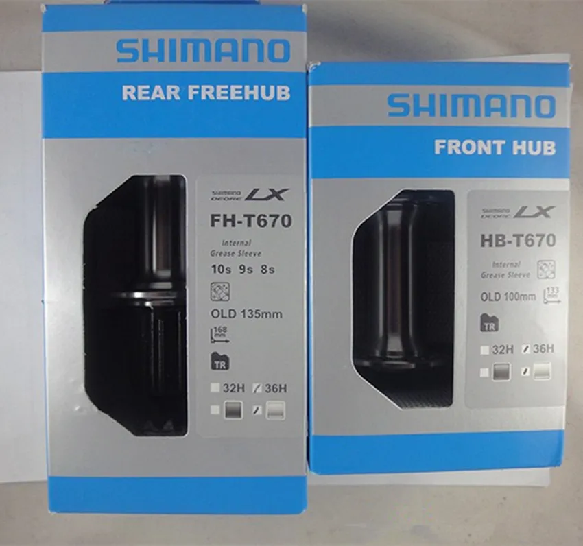 SHIMANO DEORE LX T670 велосипедный концентратор 36H 32H отверстие горный MTB дорожный