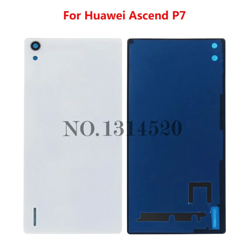 Задняя крышка корпуса стеклянная аккумуляторной двери панель для Huawei Ascend P7 с