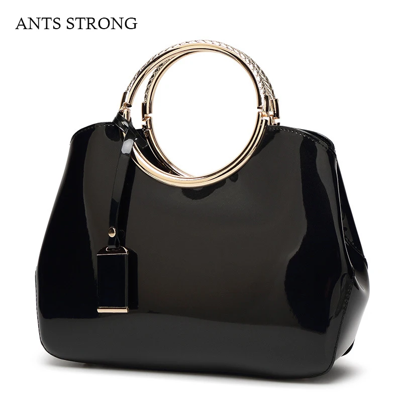 Муравьи сильный из лакированной кожи пригородных сумки Сумка/pu элегантная