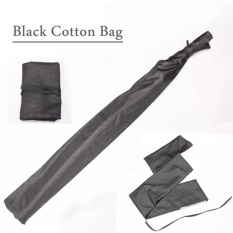 Японский самурайский меч Шелковый мешок черная ткань для катаны вакидзаси Танто