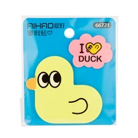 24 pcslot cartoon yellow duck stickers scrapbooking colorful cloud memo note stickers stationery office accessories fm902