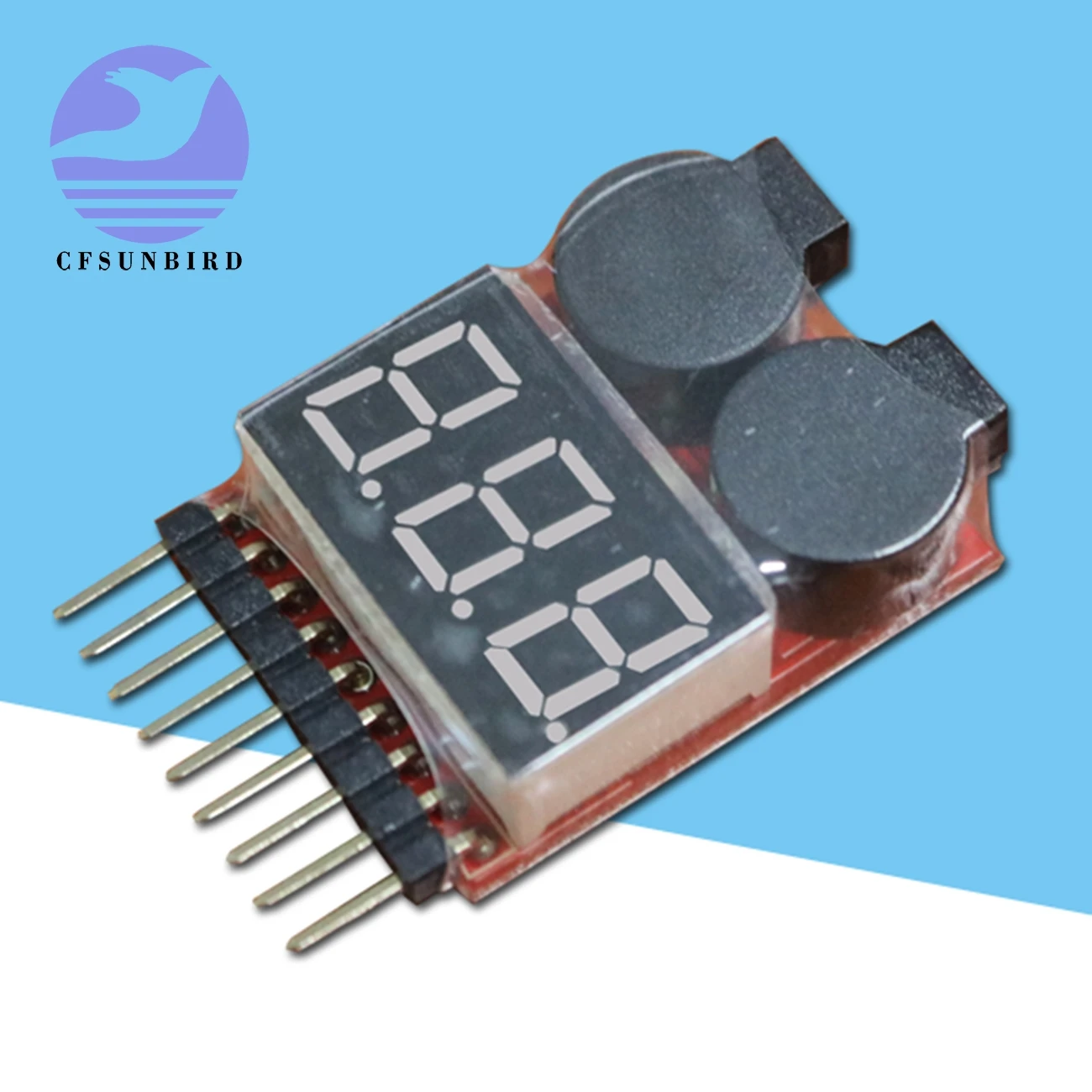 2-в-1 тестер низковольтный зуммер сигнализация 1-8S Lipo Li-on Fe RC вертолет самолет лодка