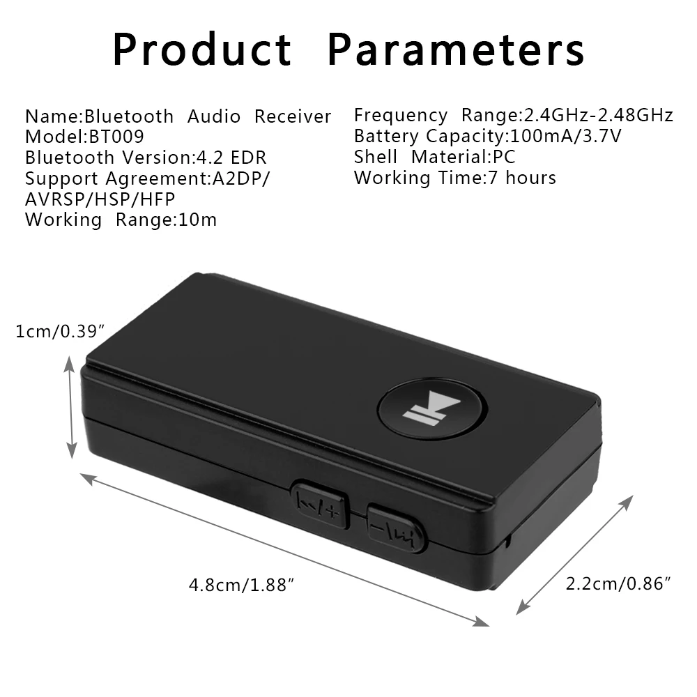Беспроводной Bluetooth передатчик приемник адаптер стерео аудио Музыка с зарядка
