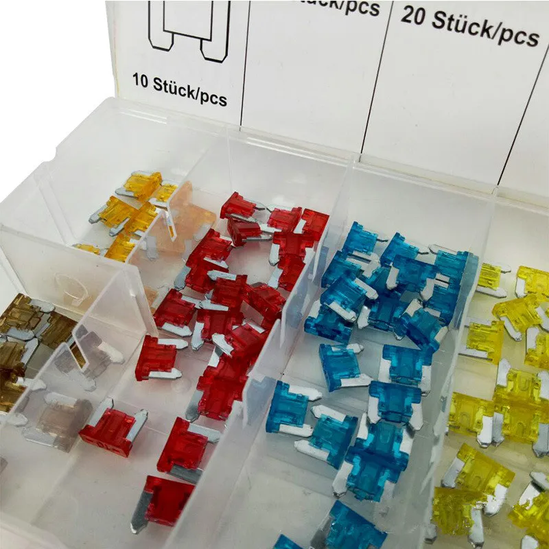 Супер Мини картридж вставить предохранитель 120 шт различные машины Fuseplastic