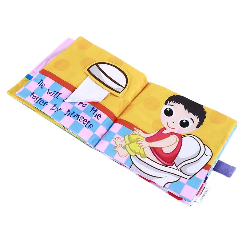 Baby Early Learning Education Cloth Book With Ring Paper Story Toy Soft Development | Игрушки и хобби