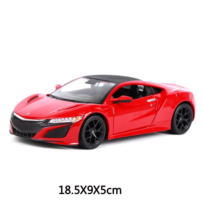 Honda Acura модель автомобиля из сплава моделирование 1:24 металлическая гоночной