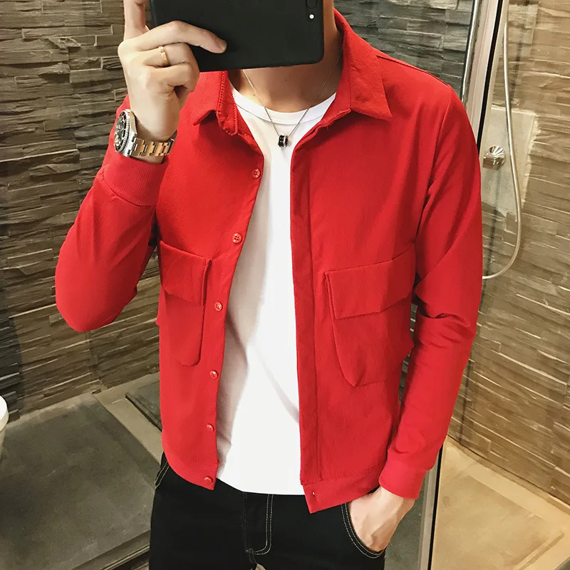 Джинсовая куртка для парней Мужская одежда пальто инструментов мужская |