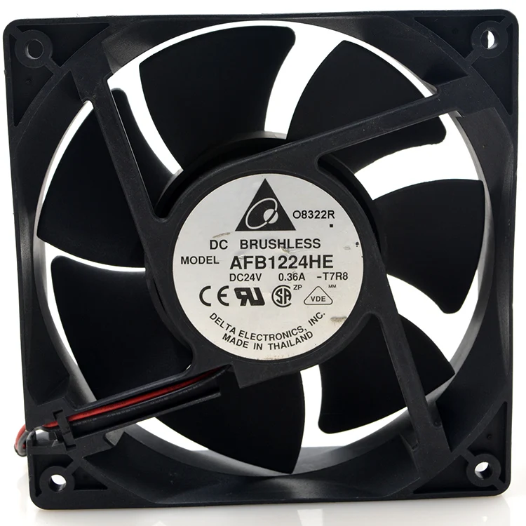 Original for delta AFB1224HE 24V 0.36A 12cm 12038 large air frequency converter cooling fan 148.34CFM 3500RPM | Компьютеры и офис