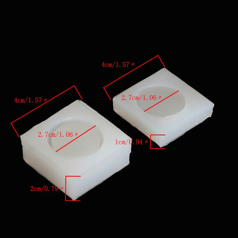 1 набор прозрачных силиконовых круглых коробок для украшения стола своими руками
