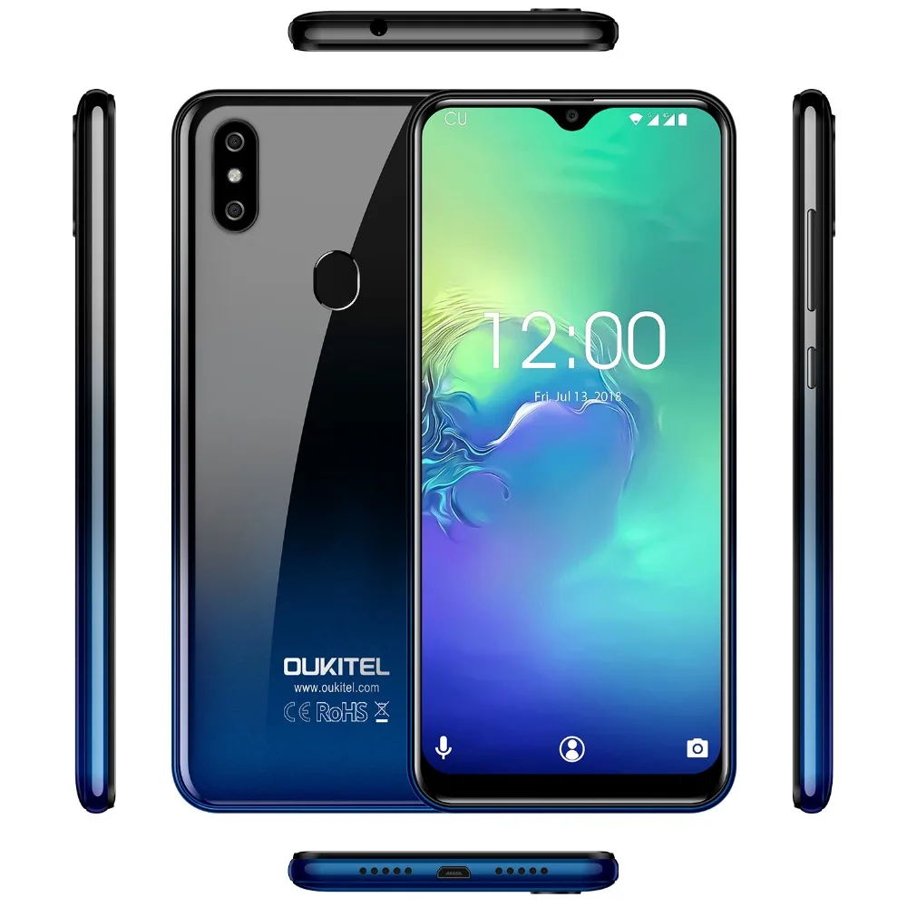 OUKITEL C15 Pro Android 9 0 мобильный телефон MT6761 отпечатков пальцев Face ID 4G LTE смартфон 2 4G/5G Wi
