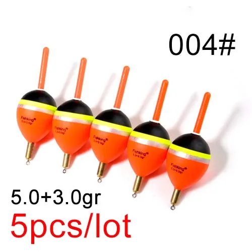 5-004 FISH KING 5 шт Баргузинский пихтовый поплавок 2,0+ 2.0гр/3,0+ 2.0гр/4,0+ 2.0гр/5,0+ 2.0гр медный поплавок вертикальный Буй рыболовные снасти - Цвет: 5-004