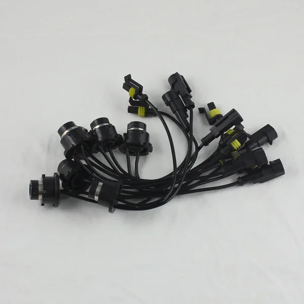 FStuning D2S HID ксеноновая фара лампа с D2C D2R D2S гнездо База спрятанная электропроводка жгут AMP адаптер конвертер разъем кабеля