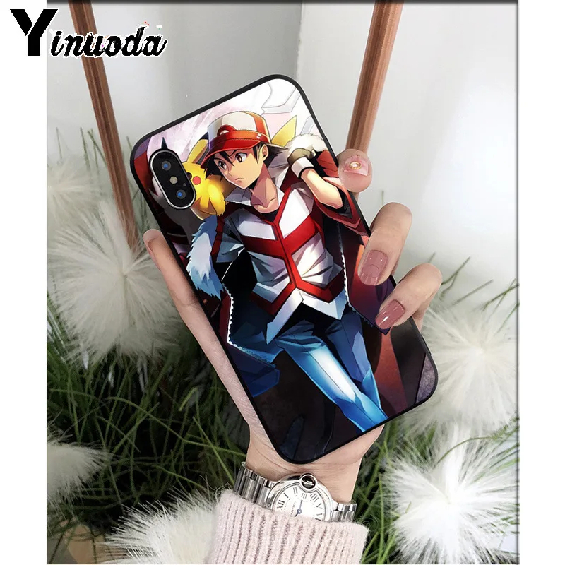 A13 Yinuoda Pokemons Ball thepikachu TPU мягкие Аксессуары для телефонов Чехол для Apple iPhone 8 7 6S Plus X XS MAX 5 5S SE XR чехол - Цвет: A13
