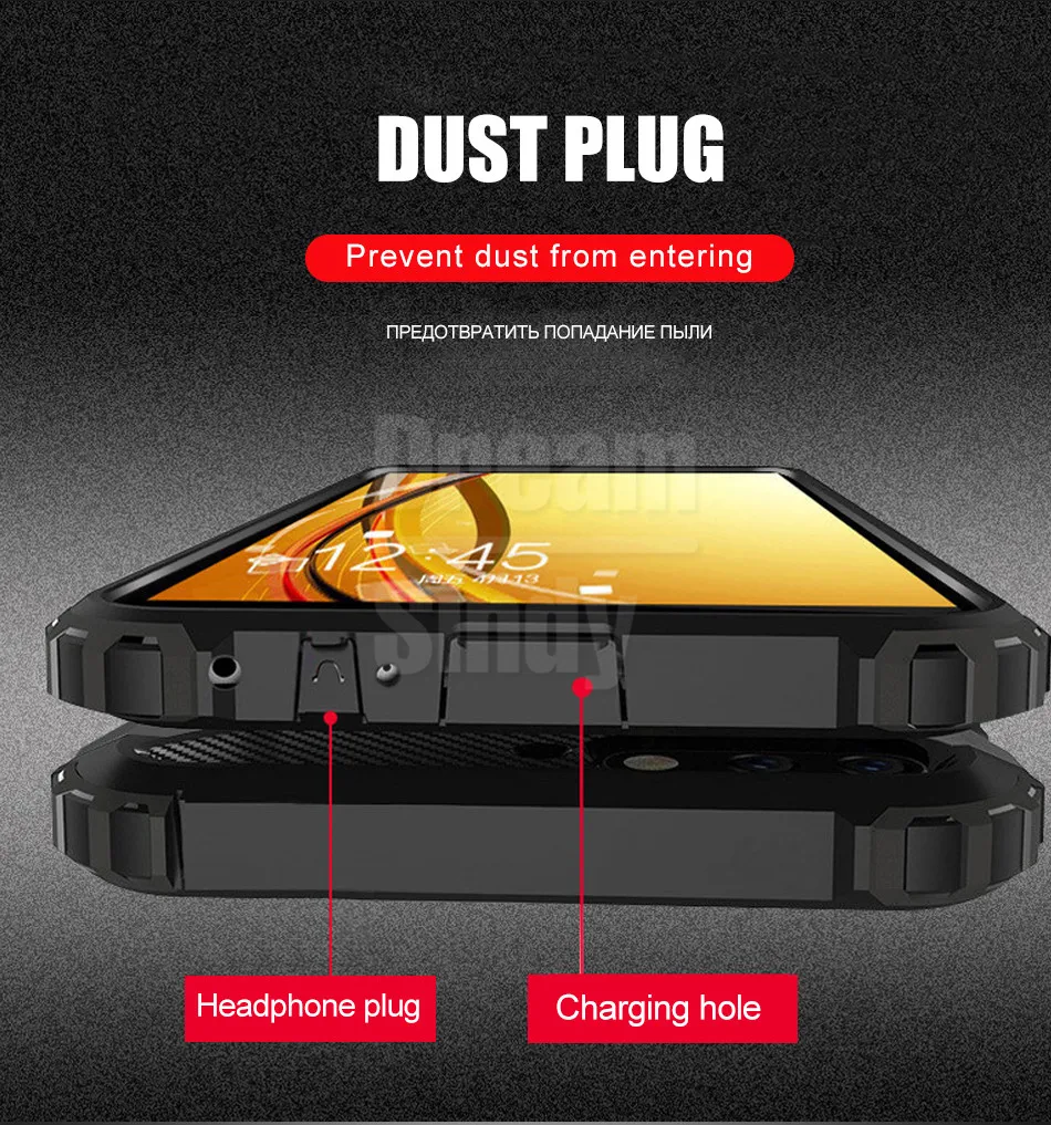 Роскошный армированный противоударный чехол для Xiaomi Redmi Note 7 6 Pro 5 PLus 6A 5A PC чехол для Xiaomi Pocophone F1 силиконовый мягкий чехол