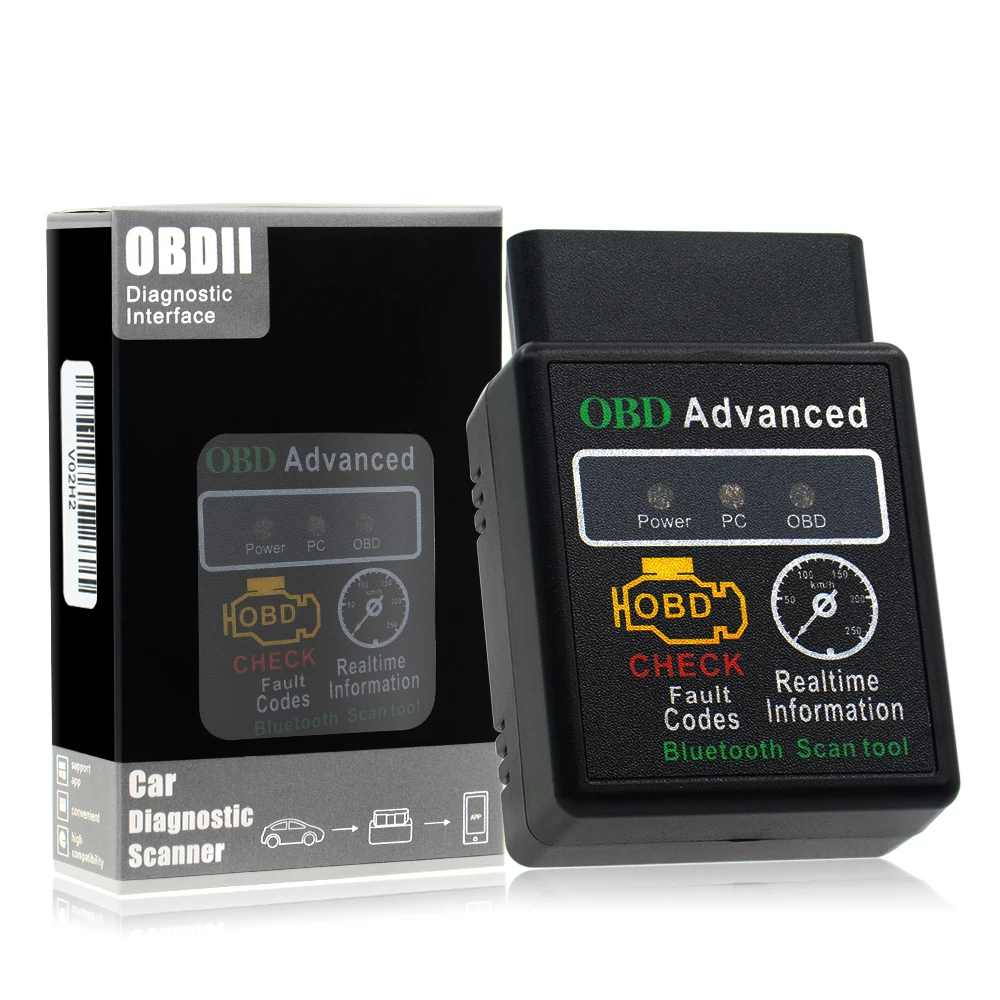 Автомобильный сканер ELM327 V 1 5 Bluetooth OBD2 v1.5 Android автомобильный диагностический