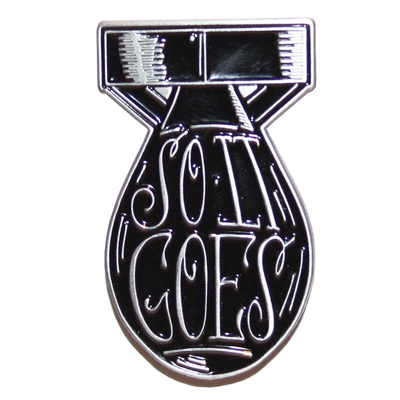 

So it Goes Kurt Vonnegut Enamel Pin