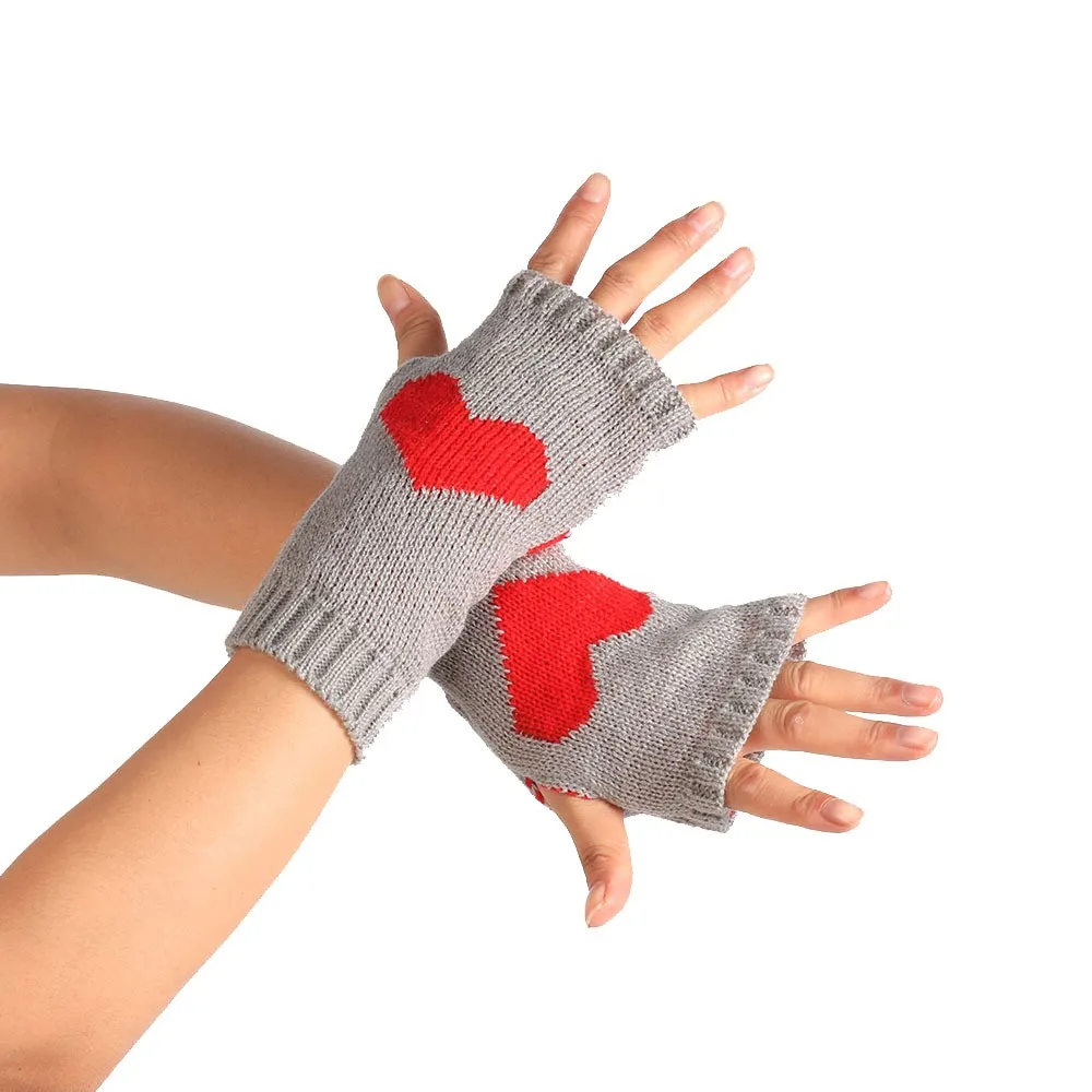 Gloves Winter Hand Fashion New arrival Warmer Knitted Wrist Long Fingerless Vintage Mitten NM72 |