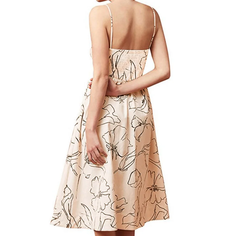 2019 новейший тренд женское летнее платье миди на шнуровке с v образным вырезом