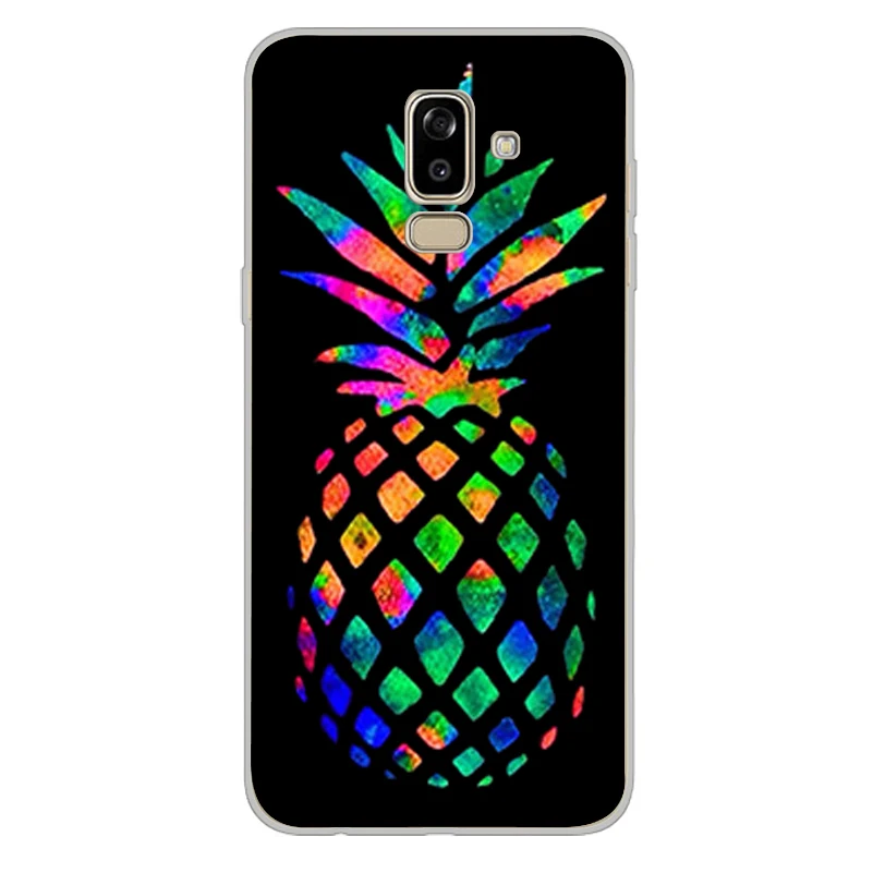 Ciciber чехол для телефона Samsung Galaxy J5 J6 J7 J8 мягкий J4 J3 J2 J1 Prime Core Plus 2016 2017 2018 ананас |