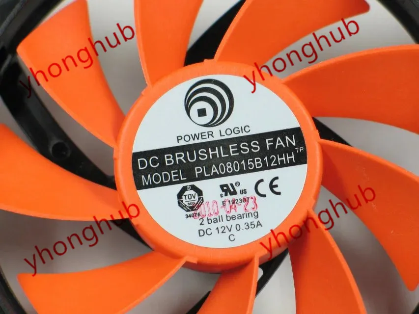 Power Logic PLA08015B12HH DC 12 В 0 35 А 2 вентилятора без рамы охлаждающий вентилятор|power logic