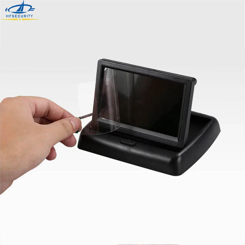 Комплект автомобильного монитора заднего вида HF 4 3 дюйма с HD складной камерой