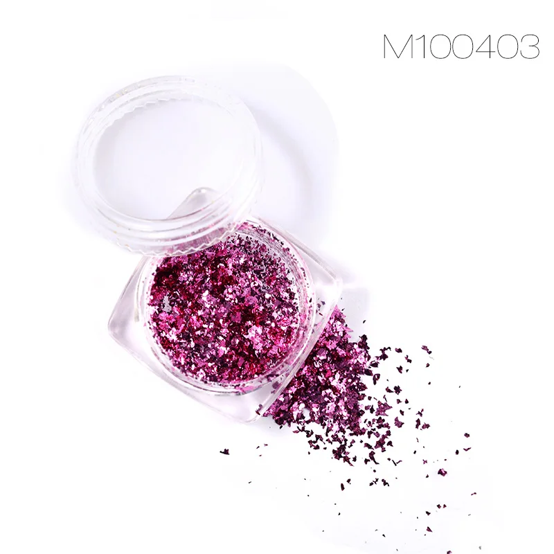 M100403 ROSALIND 1 шт. Блестящий Galaxy блеск для ногтей волшебный эффект порошки для ногтей Маникюр для ногтей Гель-лак хромированные пигментные украшения - Цвет: M100403