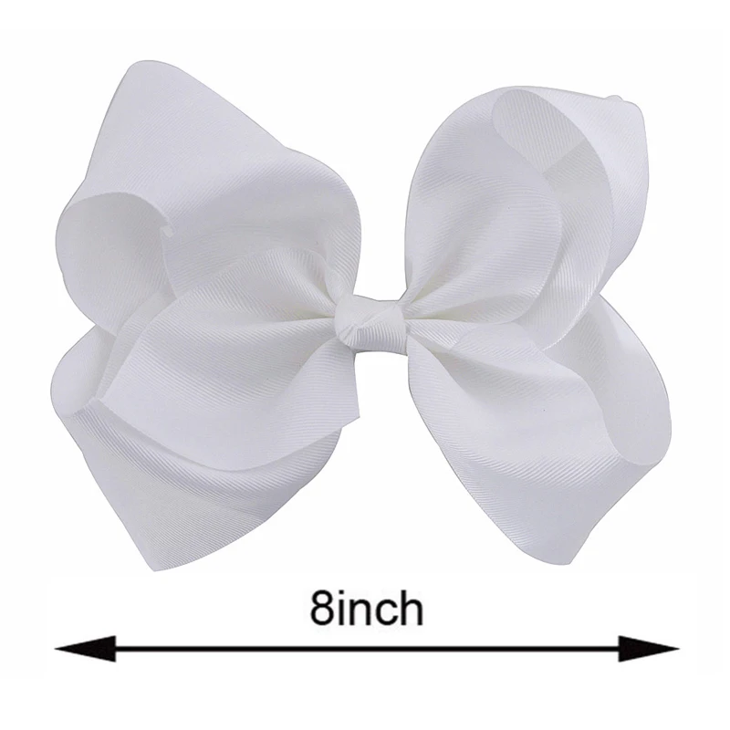 Заколки для волос 10 шт./лот 8 дюймов с большим бантом|ribbon hair clip|hair cliplarge bows |