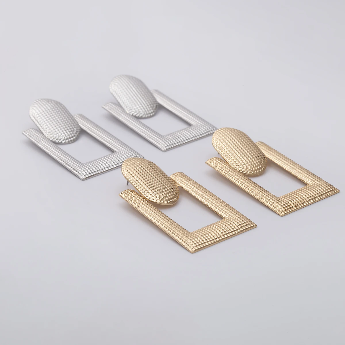 Женские большие висячие серьги SHIXIN корейские геометрические 2019|Серьги-подвески|