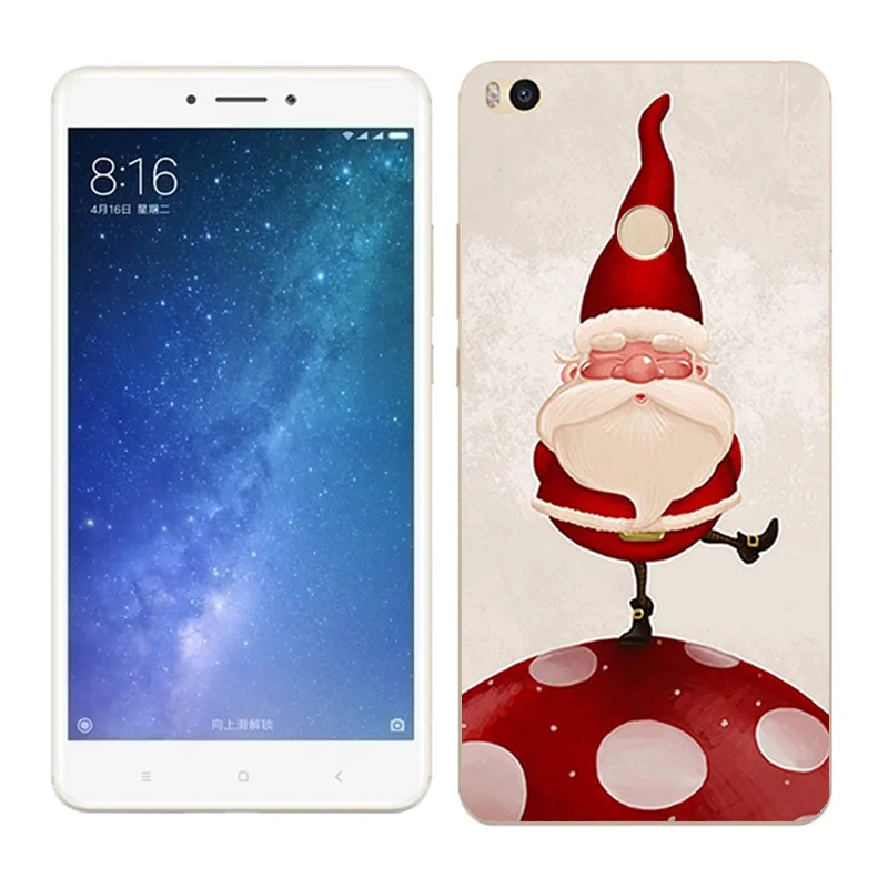 17 Чехол s для Xiaomi Mi Max2, мягкий силиконовый чехол для Xiaomi Mi Max 2 X'mas Day, окрашенный чехол для телефона xiomi Mi Max 2, Fundas - Цвет: 17