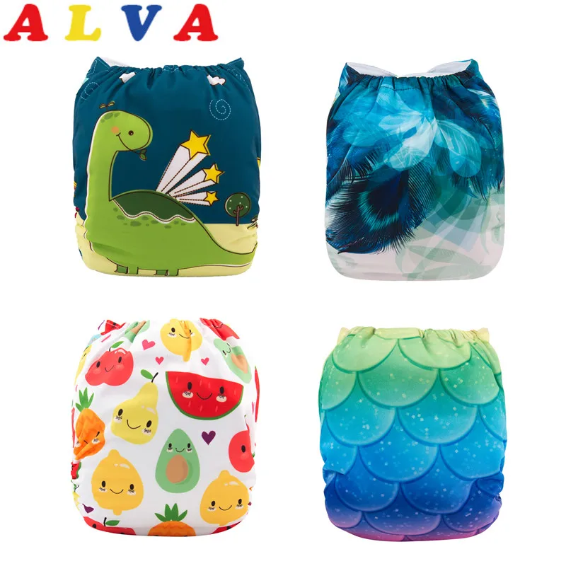U Pick ALVA Baby 2021 детский тканевый подгузник многоразовый Регулируемый Карманный с