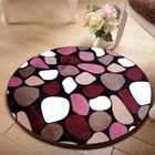 1 шт. мягкие абсорбирующие коврики для ванной комнаты, Нескользящие коврики из микрофибры для ванной, круглый коврик, напольный коврик, коврики для кухни, гостиной, спальни