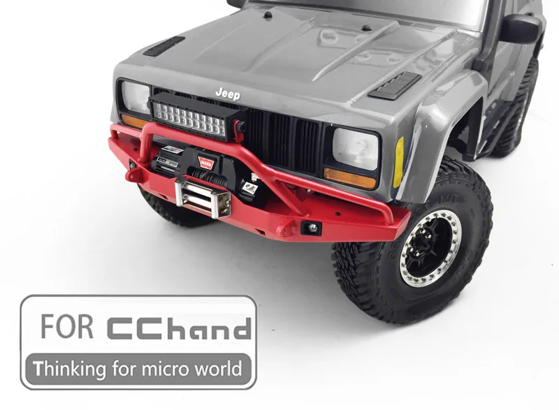Металлический SOILD передний бампер для SCX-10 II 90046 1:10 CChand SCX10 90046/90047 cherokee