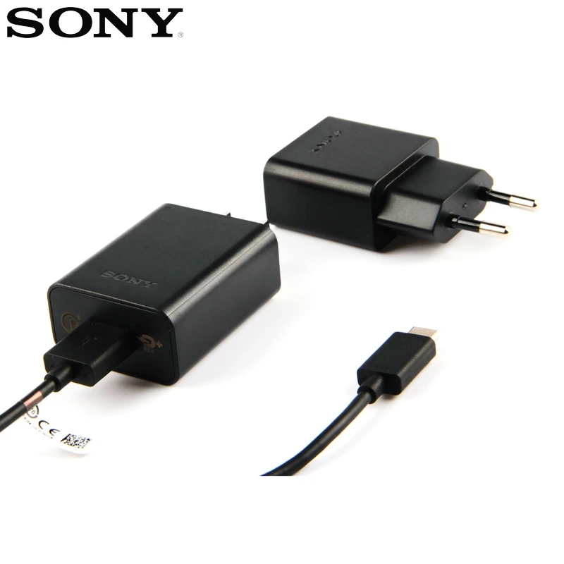 Быстрый Chatger адаптер быстрое зарядное устройство для sony Xperia XZs G8232 X Compact F5321 XA2 Ultra XZ2 XZ Premium XZP type-C кабель