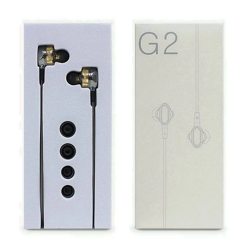 

Quality HiFi Dual Dynamic Driver 4D Stereo Surround professional Noise Cancelling Earphones HiFi Earbuds With Mic