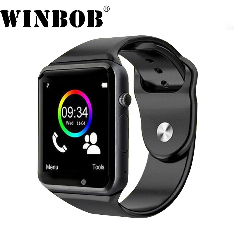 WINBOB Bluetooth Smart часы A1 для Apple iPhone IOS Android телефон наручные одежда Поддержка