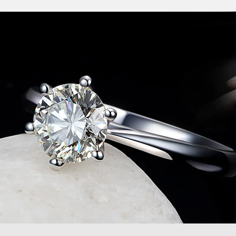 New Fashion Silver Plated Brand Rings For Women CZ Jewelry Wedding Wholesale | Украшения и аксессуары