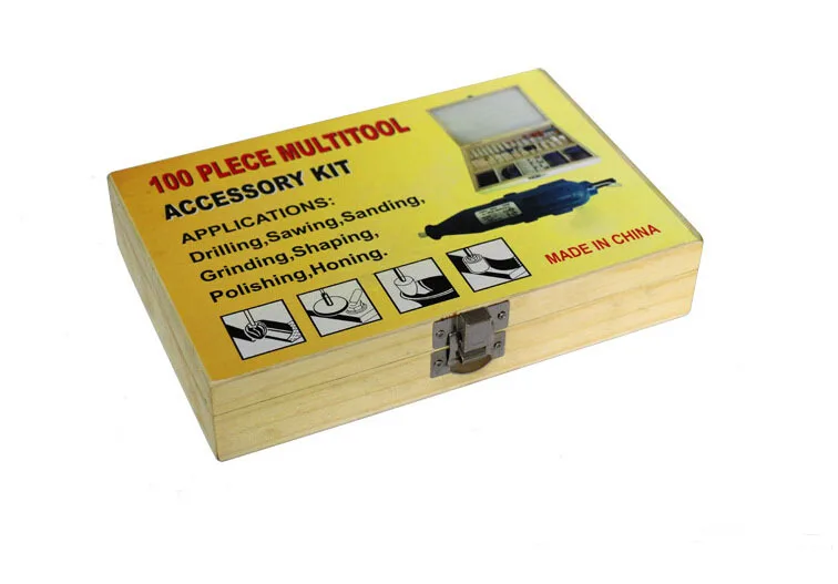 Бесплатная доставка 100 шт. набор вращающихся инструментов Dremel Набор бит подходит