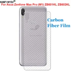 Прозрачная защитная пленка для Asus Zenfone Max Pro (M1) ZB601KL ZB602KL, 5,99 дюйма, с защитой от отпечатков пальцев, углеродное волокно