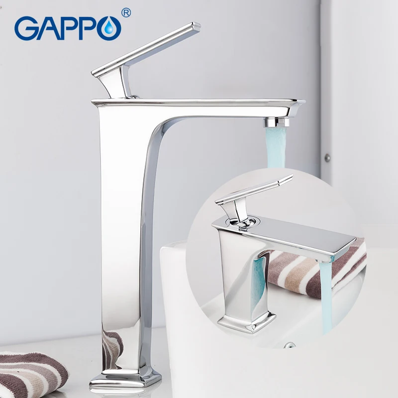GAPPO смесители для умывальника водопад воды ванная комната смеситель раковины на