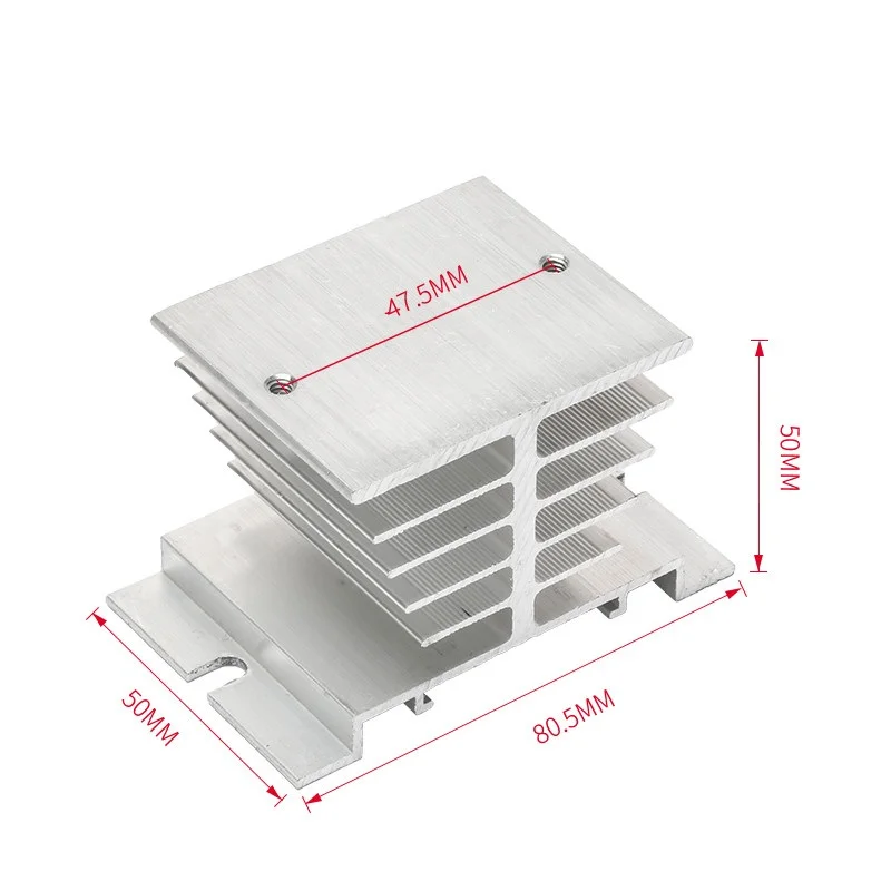 40A SSR вход 3-32VDC выход 24-480VAC Однофазное твердотельное реле MGR-1 D4840 с радиатором |